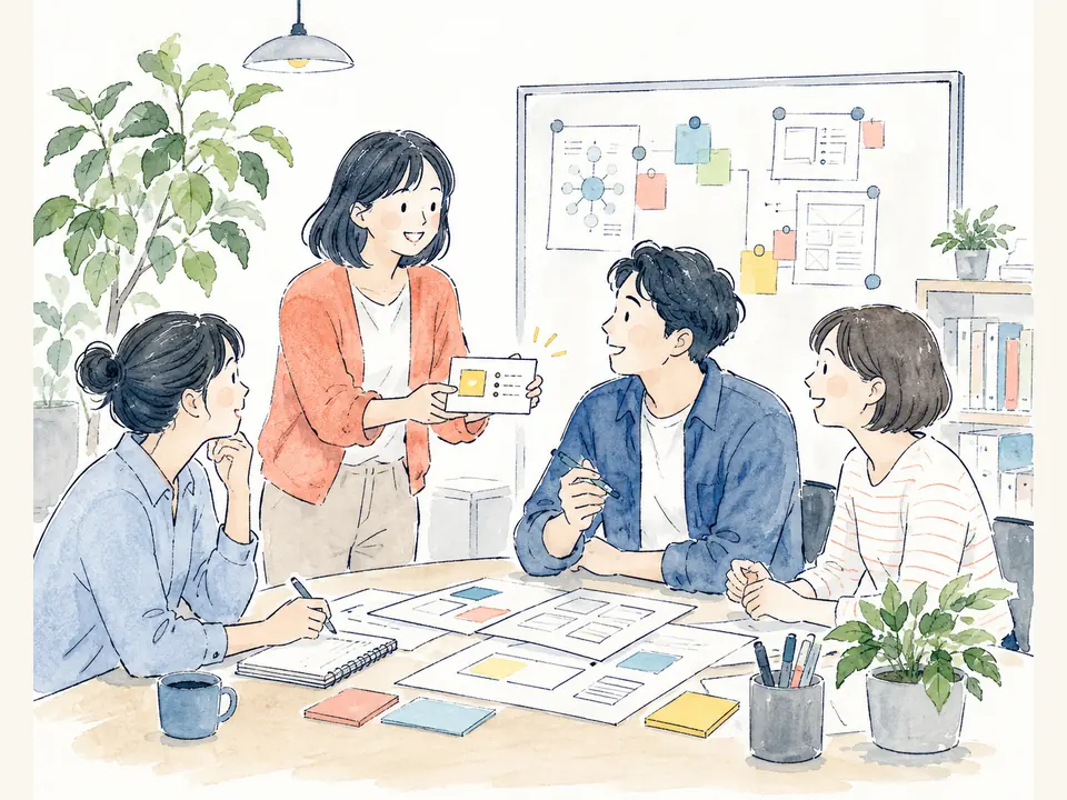 自分から小さな提案を持ち寄り、チームで動き始める社員たち